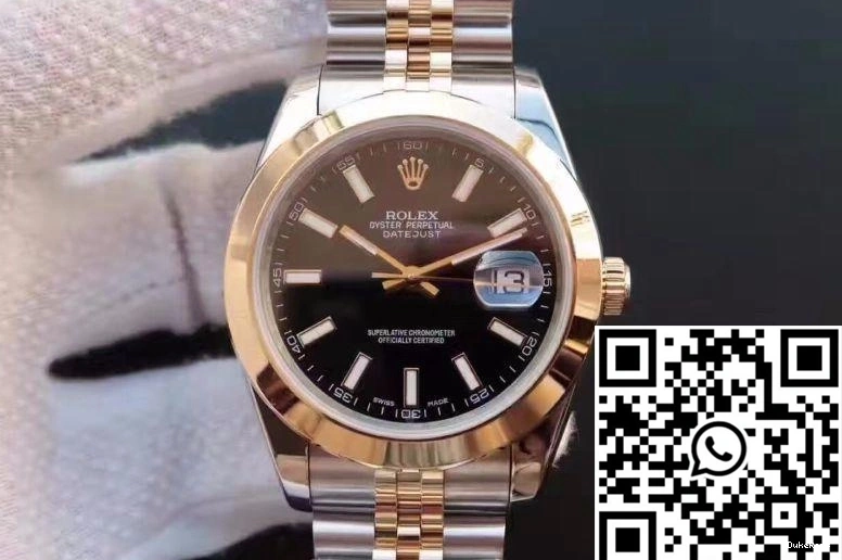 Black Wrapped Gold Datejust 41 126303 Dial Rolex 0729